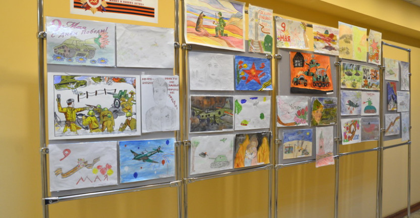 В Саратовстате провели конкурс детского рисунка, посвященный победе в Великой Отечественной войне